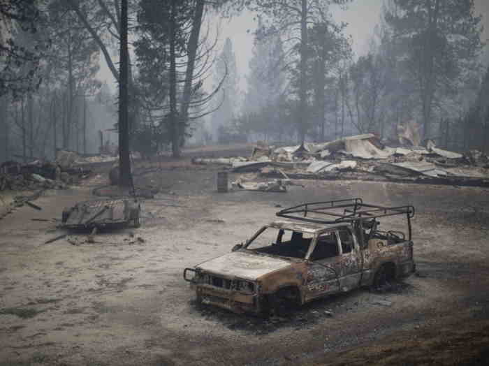 Incendies à San Andreas en Californie