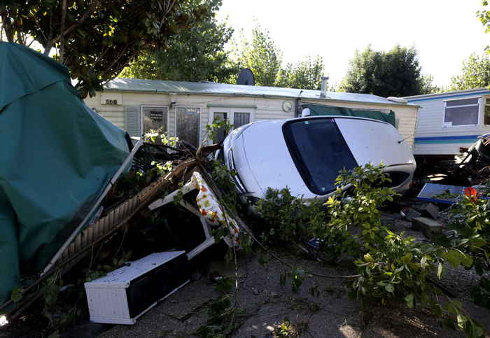 Campings dévastés après les intempéries du 3 Octobre 2015