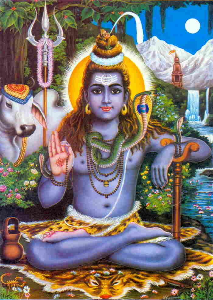 Shiva et son salut digital 666