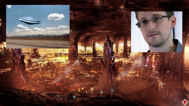 Portrait d'E Snowden et fiction graphique intra-terrestre  