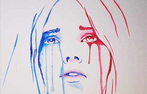 Marianne en larmes
