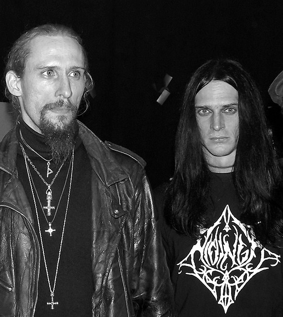 Gaahl (Kristian Espedal) et King ov Hell (Tom Cato Visnes)  Gaahl et le roi de l'enfer 