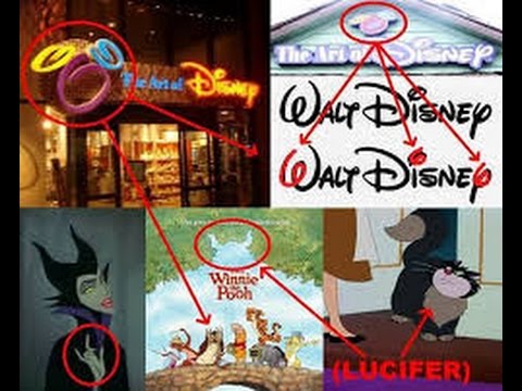 666 Disneyen, signature, salut cornu, silhouette cornue subliminale, Lucifer