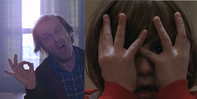 Jack Nicholson dans le film Shining