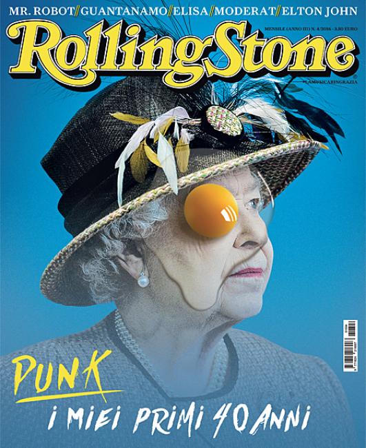 La Reine Elizabeth II en couverture du magazine Rolling Stone