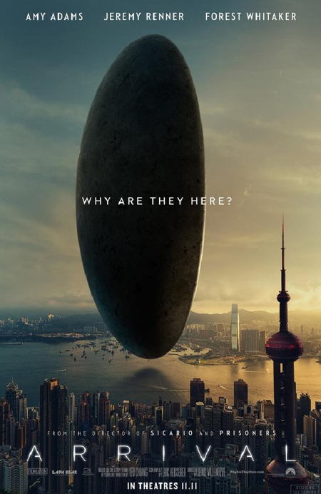 Poster du film "Arrival" ("Premier Contact") 