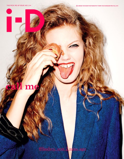 Magazine I-D avec Lindse en couverture