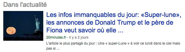 Actualité 15/11/2016