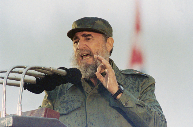 Fidel Castro flashant le 666 digital