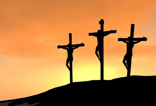 Crucifiés sur le Golgotha