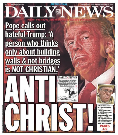 Donald Trump non chrétien et Antichrist?