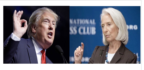 Donald Trump et Christine Lagarde