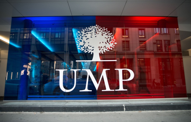 L'entrée du siège de l'UMP, rue de Vaugirard à Paris