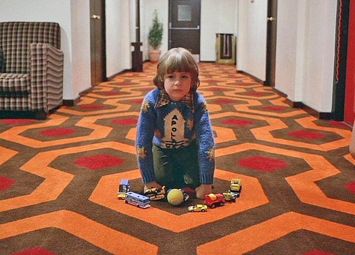 Capture d'écran du film "Shining" de Staley Kubrick