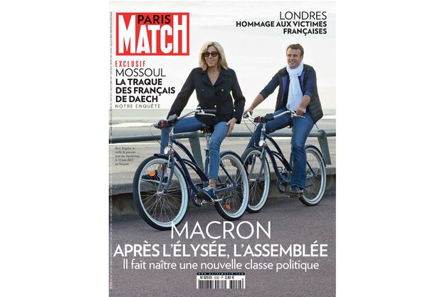 Couverture Paris Match Juin 2017
