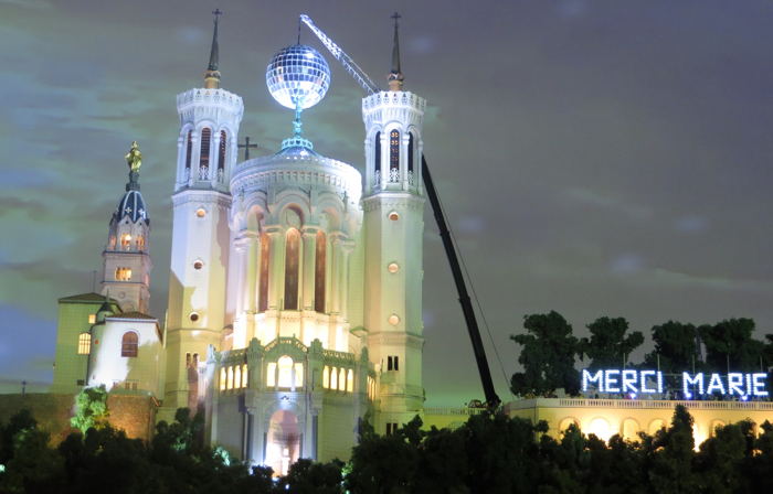 Maquette de la basilique de Fourvière 