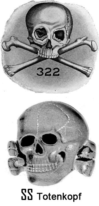 TotenKopf (Tête de mort/crâne) SS