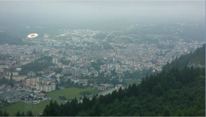 Photo prise depuis le funiculaire du Pic-du-Jer — Lourdes