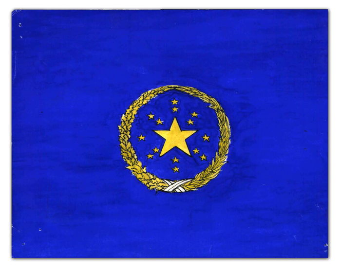 Propositions de drapeaux soumises au secrétaire général et au directeur de l'Information du Conseil de l'Europe par Arsène Heitz
