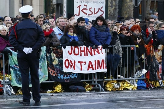 La "fresque musicale" Jésus  Johnny on t'aime