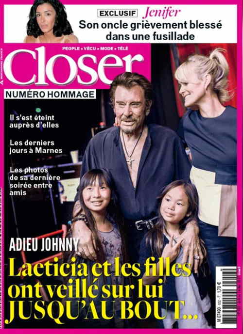 Adieu Johnny: numéro hommage de "Closer"