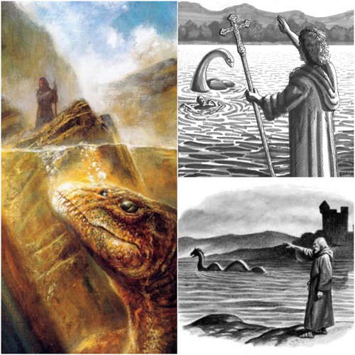 Saint Colomba et le monstre du Loch Ness