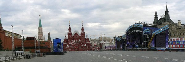 Place rouge à Moscou