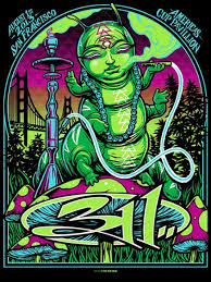 couvertures d'albums et de posters du groupe 311