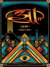 couvertures d'albums et de posters du groupe 311