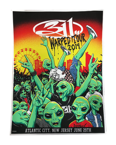 couvertures d'albums et de posters du groupe 311
