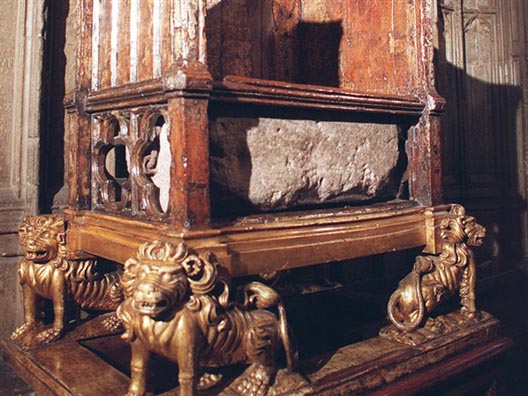 Chaise du couronnement - abbaye de Westminster
