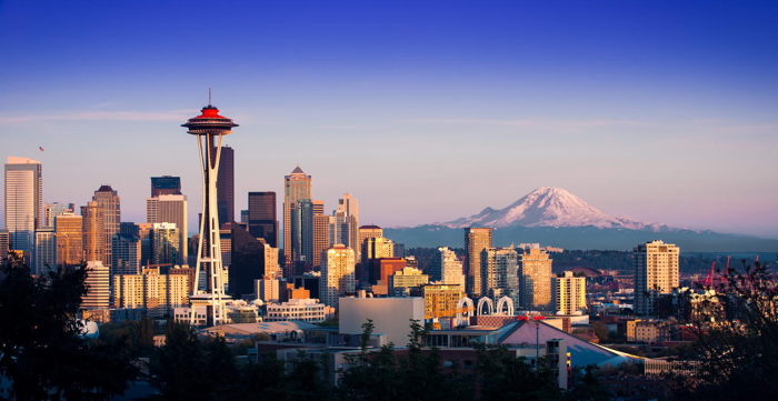 Vue panoramique de Seattle