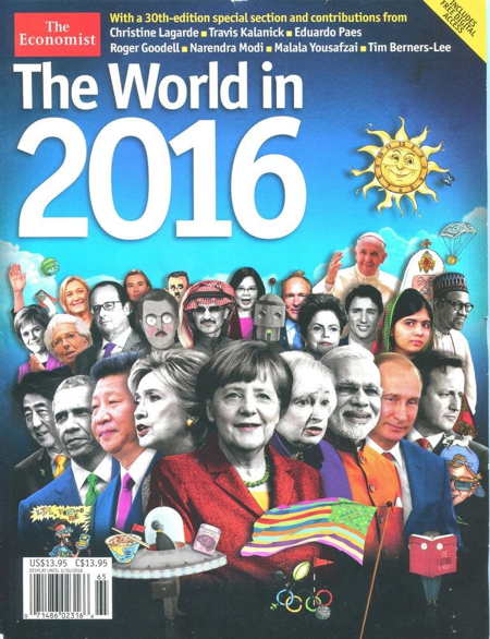"The Economist": couverture 2016