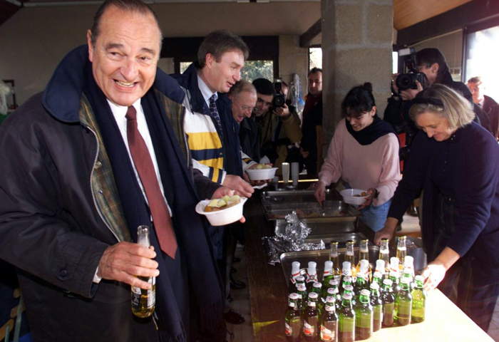 Jacques Chirac, buveur de bière Corona