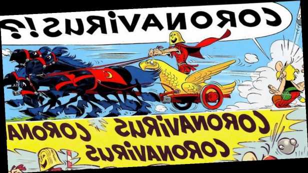 "Astérix et la Transitalique"  "Astérix and the chariot race"