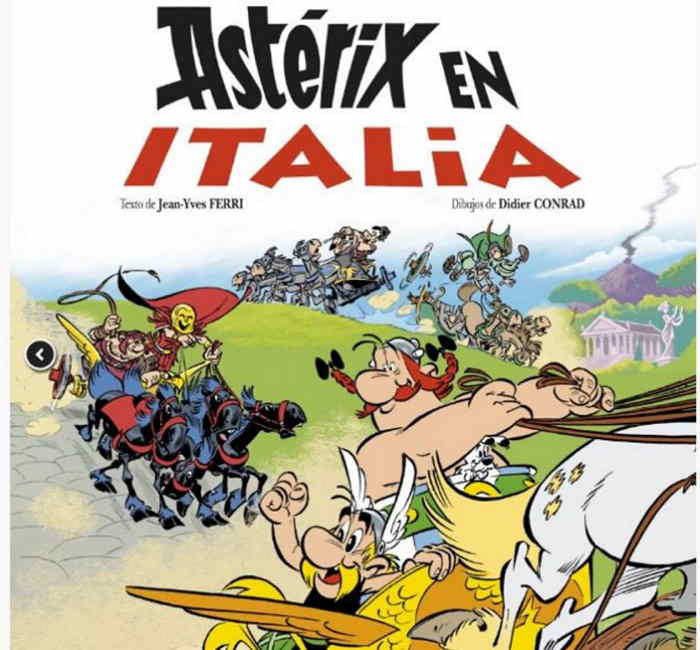 "Astérix et la Transitalique"  "Astérix en Italia"