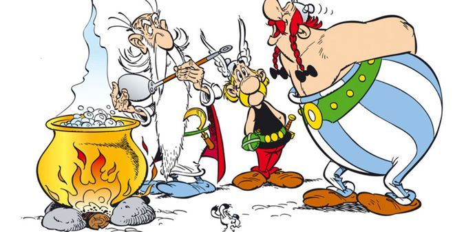 Panoramix, Asterix et Obélix