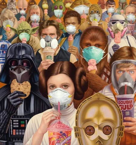 "Star Wars"   ou "Les guerres de l'étoile" et non "la guerre des étoiles"
