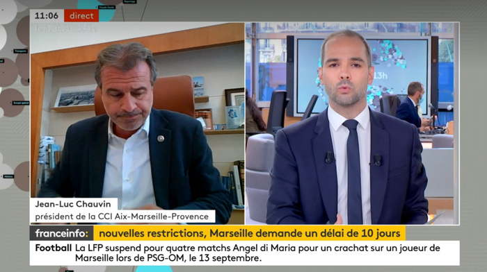 Capture d'écran Molotov Franceinfo du 24/09/20200 à 11:06