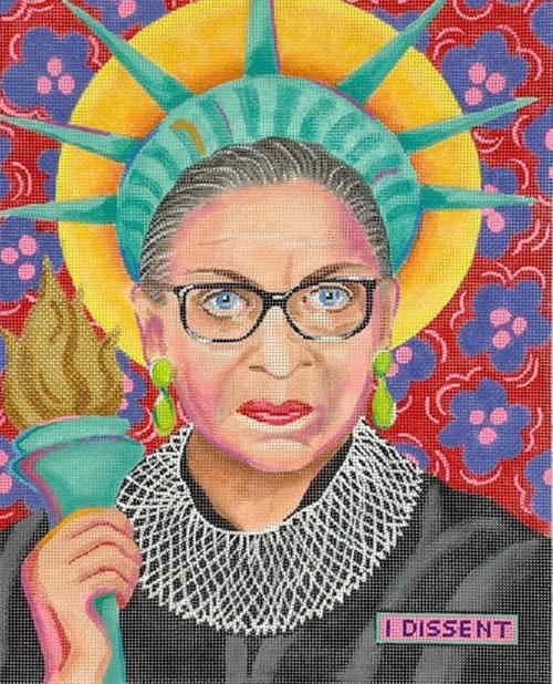 Ruth Bader Ginsburg en mode Liberty 