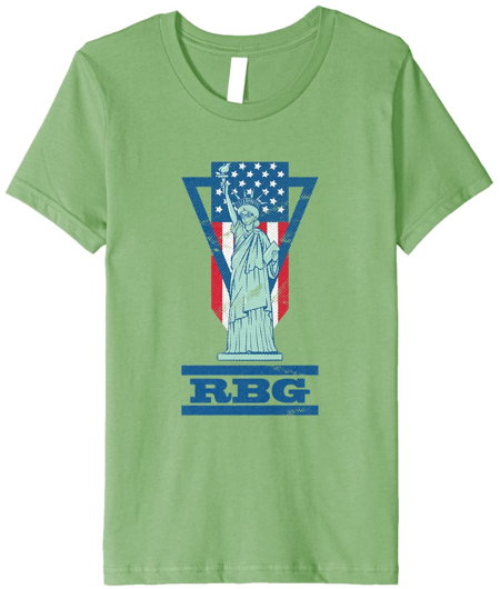 Ruth Bader Ginsburg en mode  Liberty sur T-shirt 