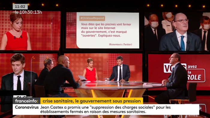 — Capture d'écran Molotov: Franceinfo