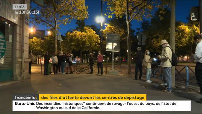 — Captures d'écran Molotov Franceinfo - Septembre 2020 —