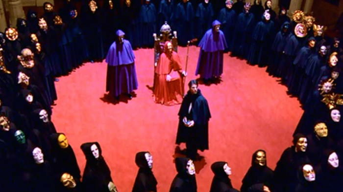 Capture d'écran du film "Eyes Wide Shut" de Stanley Kubrick
