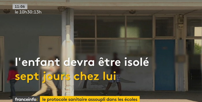 — Capture d'écran Molotov: Franceinfo — Septembre 2020 —
