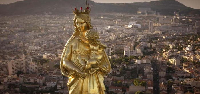 Statue de ["Notre" Dame] de la Garde à Marseille