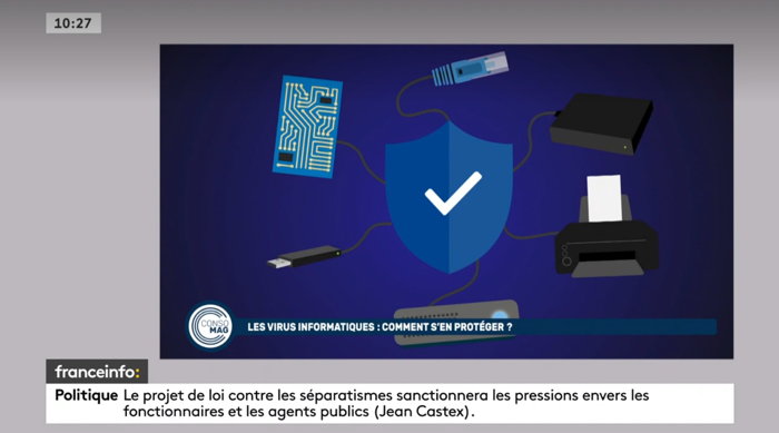 — Capture d'écran Molotov FRANCEINFO - Octobre 2020 —