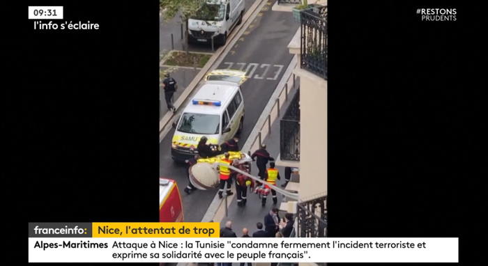— Capture d'écran Molotov FRANCEINFO - 29 Octobre 2020 —