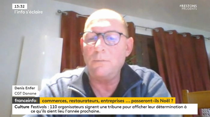 — Capture d'écran Molotov Franceinfo - Novembre 2020 —