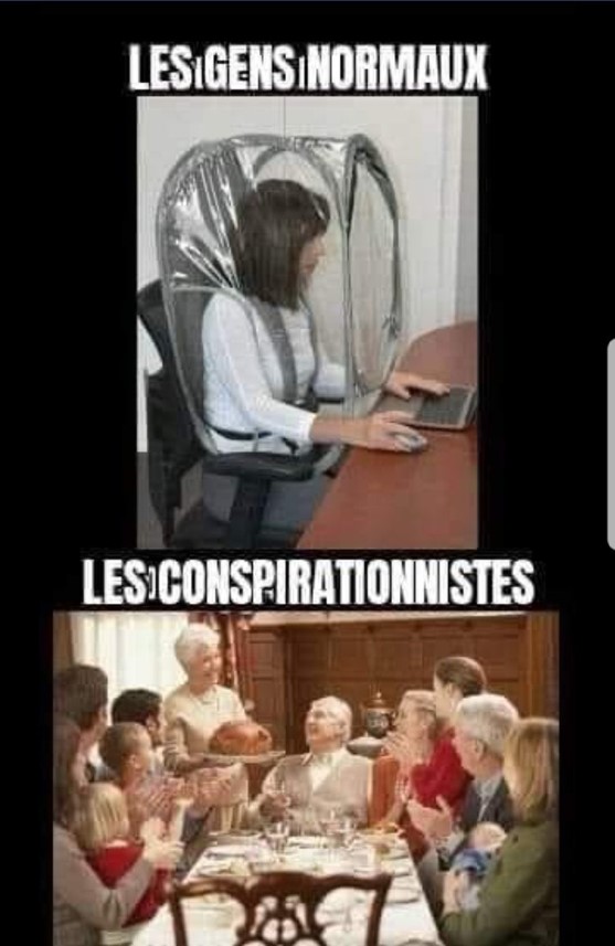 Gens "normaux" vs "Conspirationnistes"